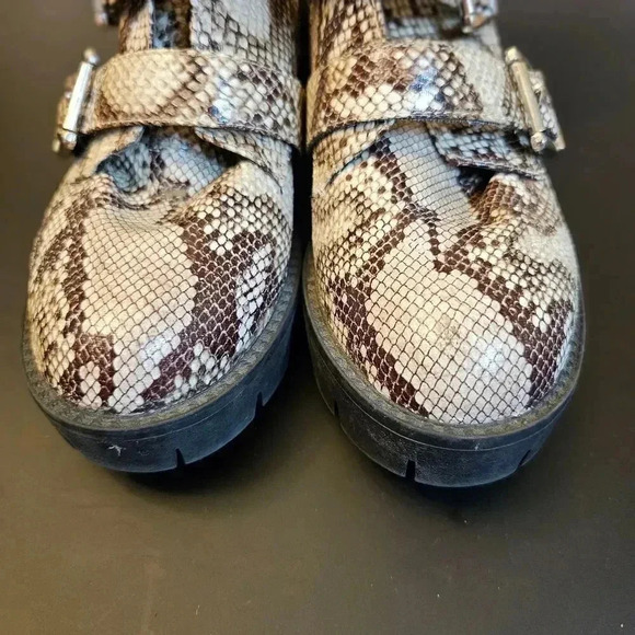 BP Snake Skin Combat Boots - Picture 12 of 14